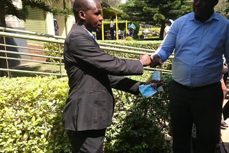 CHIROMO FUNERAL PALOR STAFF ATTENDING TO CLIENT