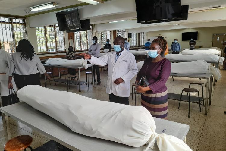 THE FIRST SPECIAL  PRAYER FOR THE CADAVERS HELD ON 14TH MARCH, 2022 AT THE DEPT. OF HUMAN ANATOMY- UON