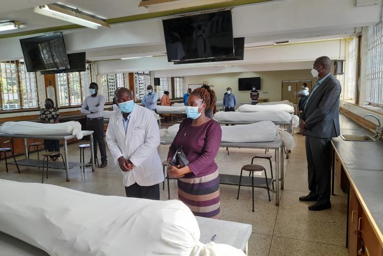 THE FIRST SPECIAL  PRAYER FOR THE CADAVERS HELD ON 14TH MARCH, 2022 AT THE DEPT. OF HUMAN ANATOMY- UON