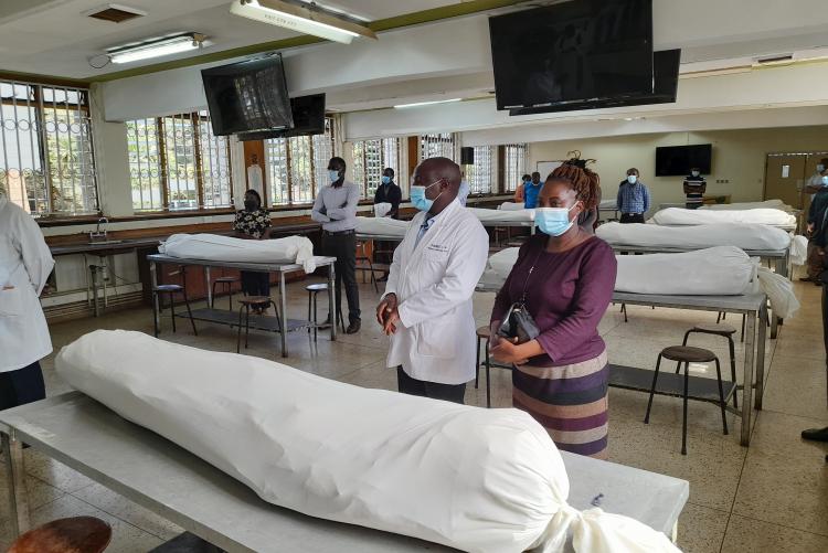 THE FIRST SPECIAL  PRAYER FOR THE CADAVERS HELD ON 14TH MARCH, 2022 AT THE DEPT. OF HUMAN ANATOMY- UON