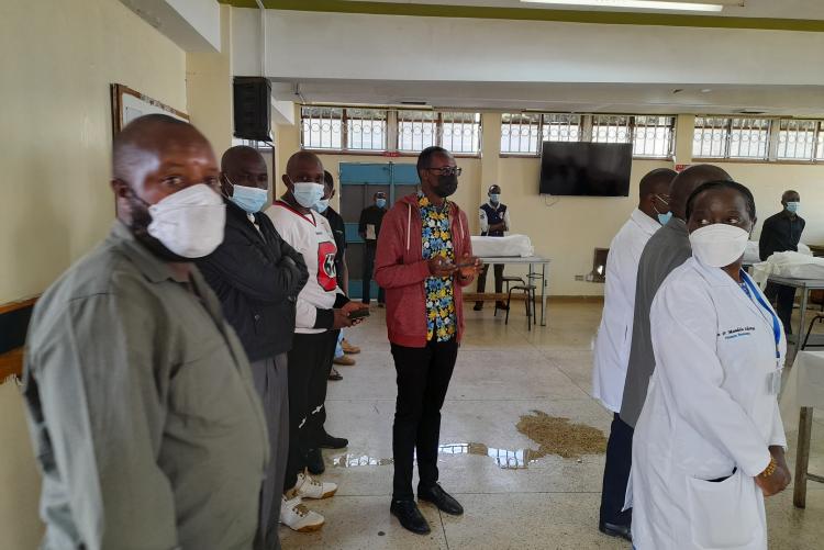 THE FIRST SPECIAL  PRAYER FOR THE CADAVERS HELD ON 14TH MARCH, 2022 AT THE DEPT. OF HUMAN ANATOMY- UON