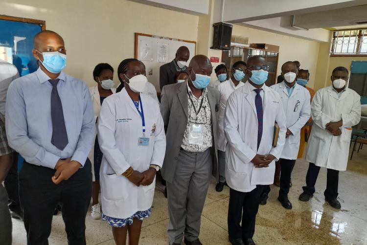 THE FIRST SPECIAL  PRAYER FOR THE CADAVERS HELD ON 14TH MARCH, 2022 AT THE DEPT. OF HUMAN ANATOMY- UON