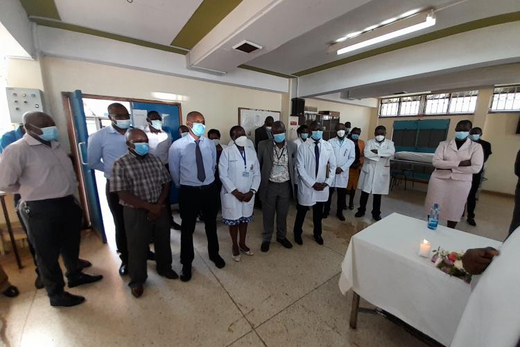 THE FIRST SPECIAL  PRAYER FOR THE CADAVERS HELD ON 14TH MARCH, 2022 AT THE DEPT. OF HUMAN ANATOMY- UON