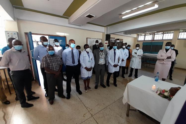 THE FIRST SPECIAL  PRAYER FOR THE CADAVERS HELD ON 14TH MARCH, 2022 AT THE DEPT. OF HUMAN ANATOMY- UON