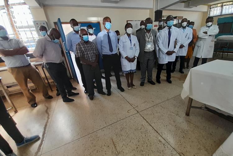 THE FIRST SPECIAL  PRAYER FOR THE CADAVERS HELD ON 14TH MARCH, 2022 AT THE DEPT. OF HUMAN ANATOMY- UON