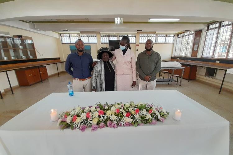 FAMILY MEMBERS OF THE DONATED CADAVERS; KABIRU WANG'ANG'A, JAMES WANGA'NG'A AND SUSAN WANYOIKE - THANK YOU FAMILY MEMBERS