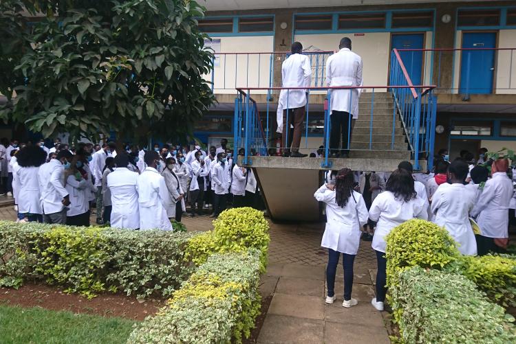 ORIENTATION IN PROGRESS FOR THE FIRST YEAR BACHELOR OF MEDICINE AND BACHELOR OF SURGERY STUDENT ACADEMIC YEAR 2021/2022, SEPTEMBER 2021 INTAKE 