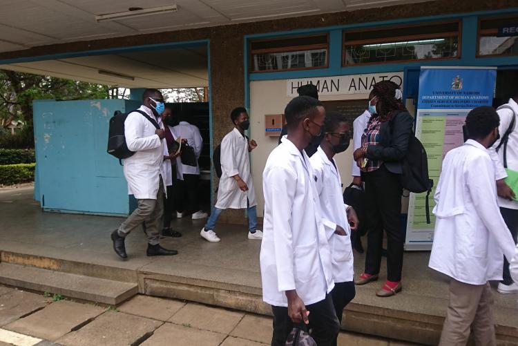 ORIENTATION IN PROGRESS FOR THE FIRST YEAR BACHELOR OF MEDICINE AND BACHELOR OF SURGERY STUDENT ACADEMIC YEAR 2021/2022, SEPTEMBER 2021 INTAKE 