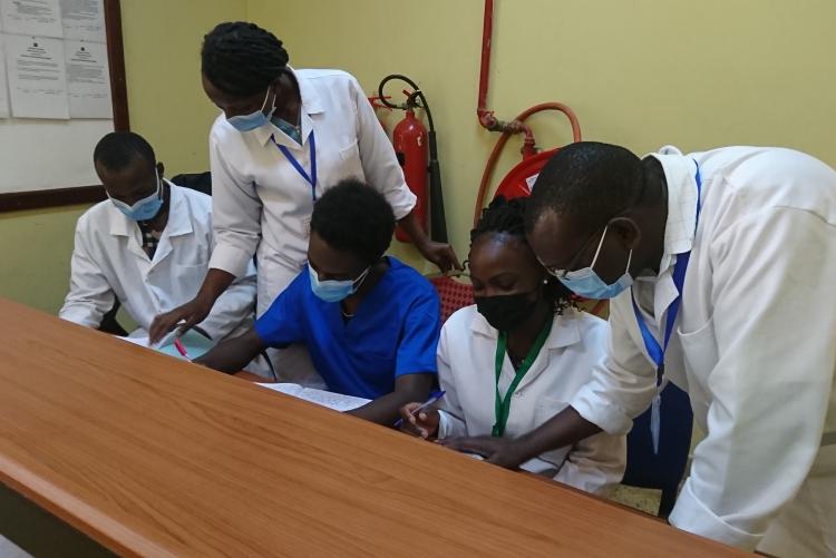 CERTIFICATE IN MORTUARY SCIENCE STUDENTS ON ROTATIONAL PROGRAMME TRAINING AT THE CHIROMO FUNERAL PARLOR