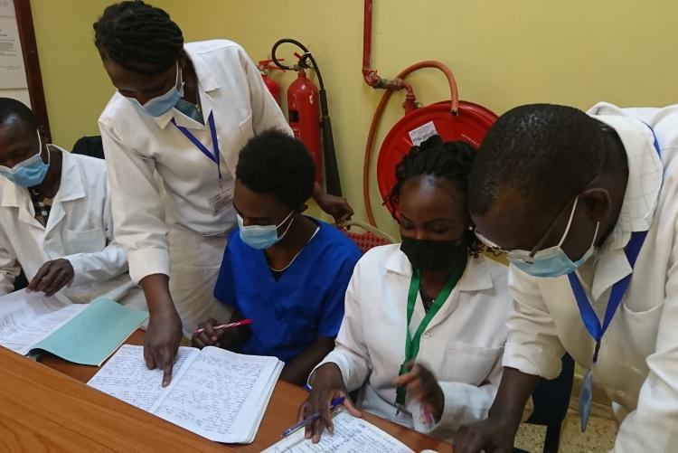 CERTIFICATE IN MORTUARY SCIENCE STUDENTS ON ROTATIONAL PROGRAMME TRAINING AT THE CHIROMO FUNERAL PARLOR