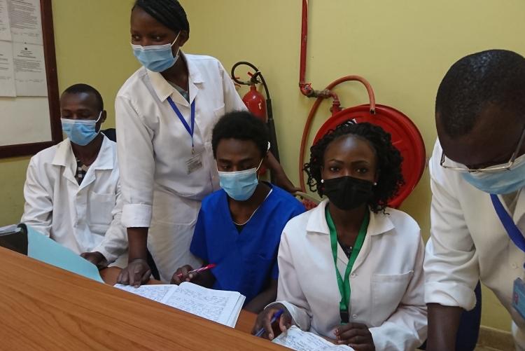 CERTIFICATE IN MORTUARY SCIENCE  STUDENTS ON ROTATIONAL PROGRAMME TRAINING AT THE CHIROMO FUNERAL PARLOR