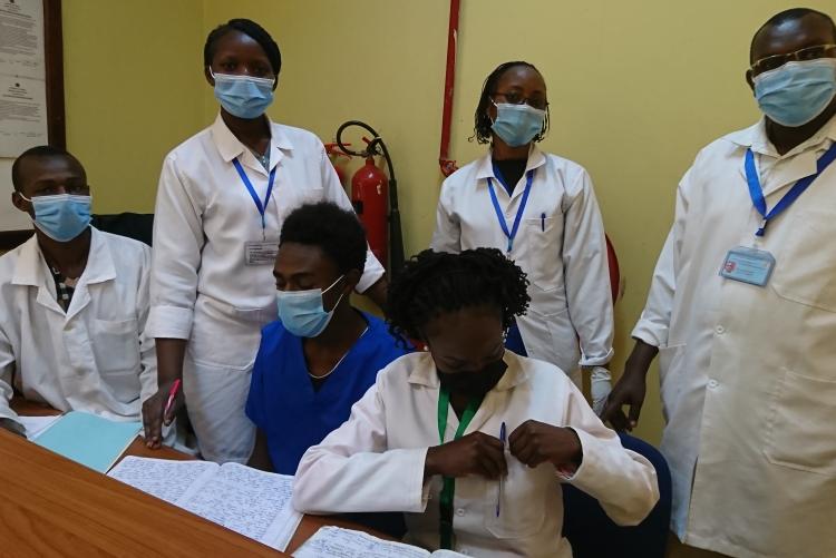 CERTIFICATE IN MORTUARY SCIENCE STUDENTS ON ROTATIONAL PROGRAMME TRAINING AT THE CHIROMO FUNERAL PARLOR