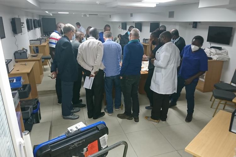 SURGEONS IN A TRAINING AT THE NAIROBI SURGICAL SKILLS CENTER - UON IN PROGRESS