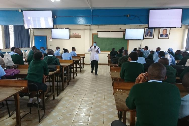 HIGH SCHOOL STUDENTS EDUCATIONAL TRIP ON CAREER DEVELOPMENT LECTURE AT THE MEDICAL PHYSIOLOGY LABORATORY