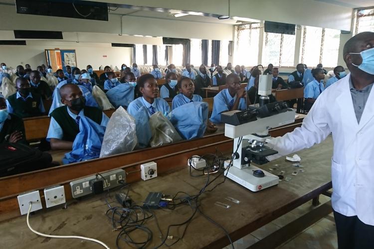 HIGH SCHOOL STUDENTS EDUCATIONAL TRIP ON CAREER DEVELOPMENT LECTURE AT THE MEDICAL PHYSIOLOGY LABORATORY