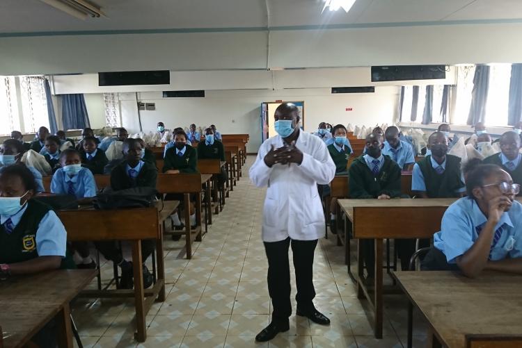 HIGH SCHOOL STUDENTS EDUCATIONAL TRIP ON CAREER DEVELOPMENT LECTURE AT THE MEDICAL PHYSIOLOGY LABORATORY