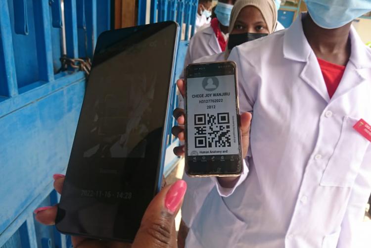 HUMAN ANATOMY & PHYSIOLOGY DIGITAL STUDENTS REGISTRATION SYSTEM-QR CODE