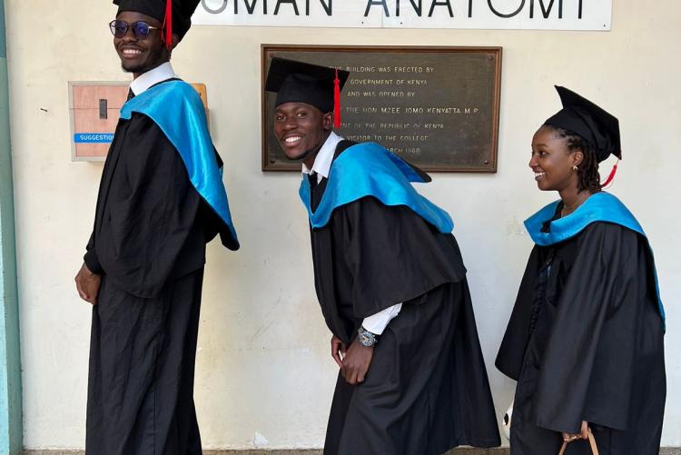 BSC HUMAN ANATOMY  INTERCALATED STUDENTS CELEBRATING THEIR GRADUATION