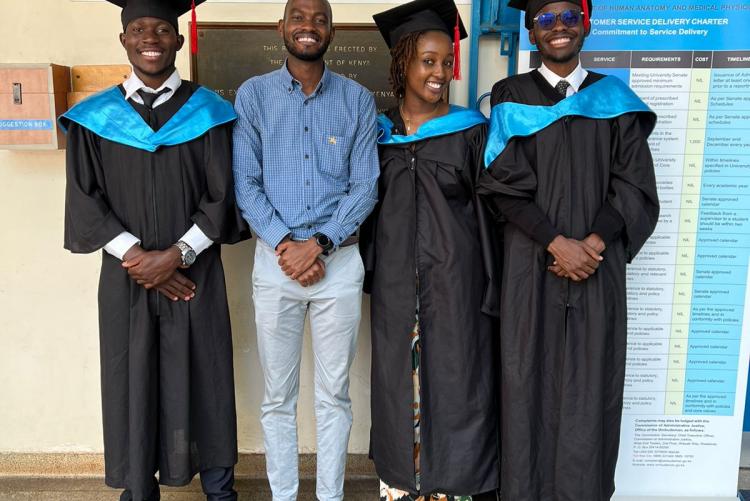 BSC HUMAN ANATOMY  INTERCALATED STUDENTS CELEBRATING THEIR GRADUATION