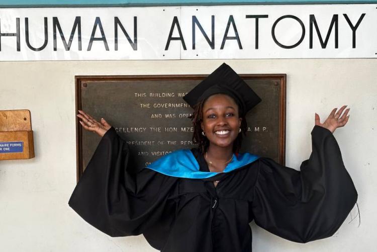 BSC HUMAN ANATOMY  INTERCALATED STUDENTS CELEBRATING THEIR GRADUATION