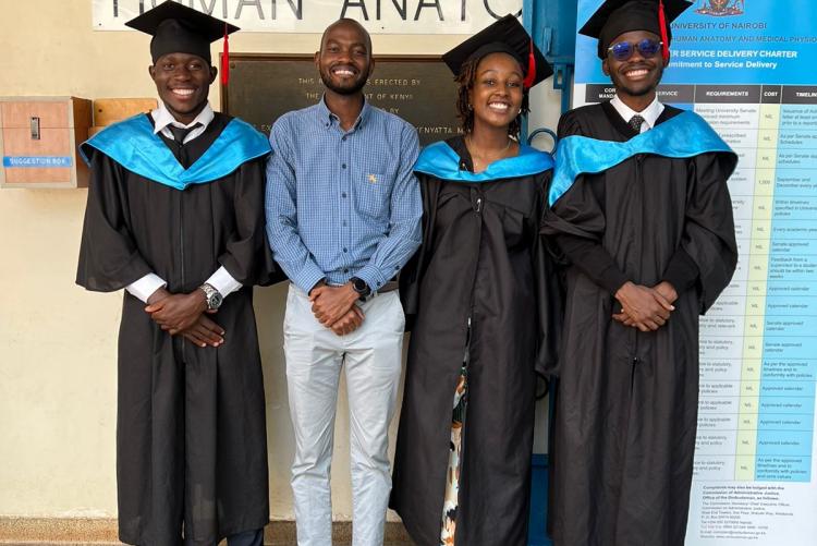 BSC HUMAN ANATOMY  INTERCALATED STUDENTS CELEBRATING THEIR GRADUATION