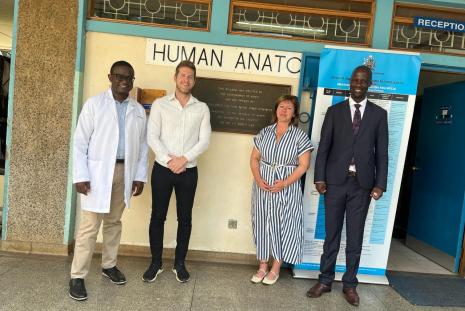 Prof obimbo hosted a team from University of Pecs in Hungary Medical school led by Dr. Jason Sparks and Zsofia Duga. In attendance, Dr. Otele (UoN) on 4th March, 2024