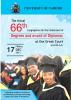 66th Graduation at the Great Court Booklet